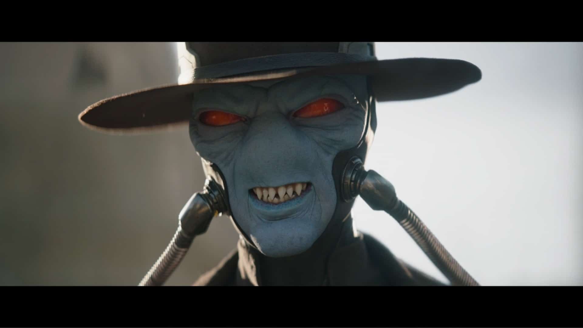 Cad Bane (Dorian Kingi and Corey Burton) baring his teeth