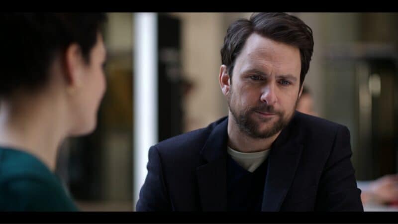 Peter (Charlie Day) thinking