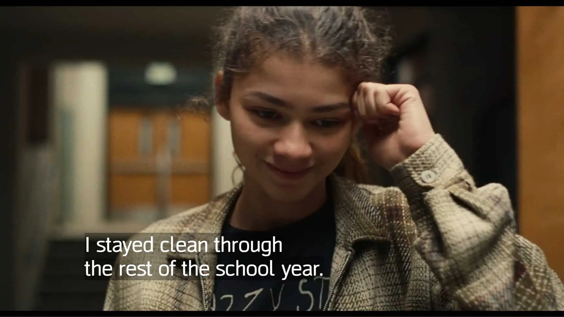 Rue revealing she stayed clean for months