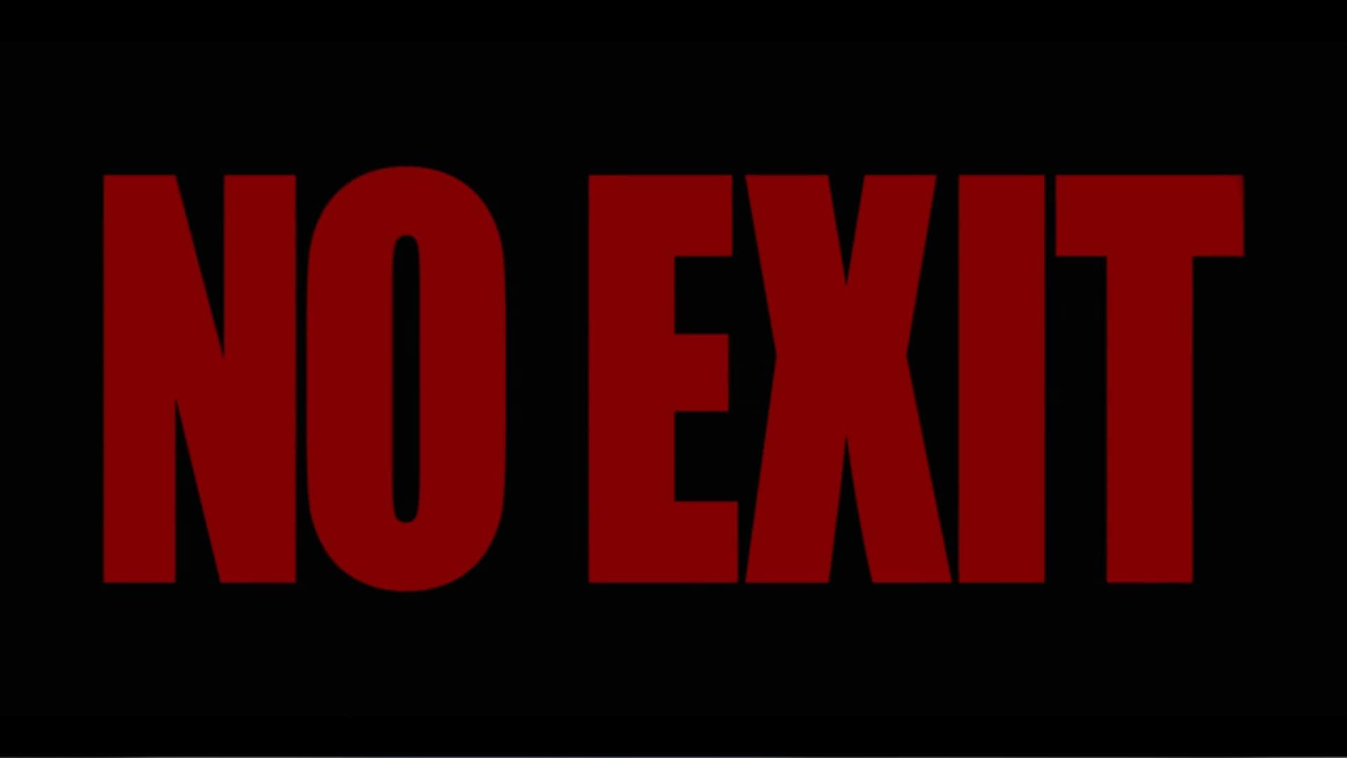 Title Card - No Exit (2022)