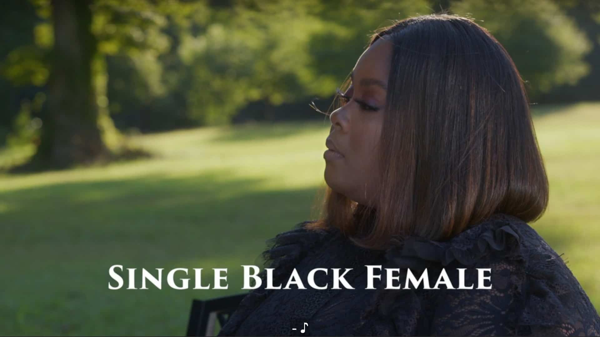 Title Card Featuring Raven Goodwin - Single Black Female (2022)