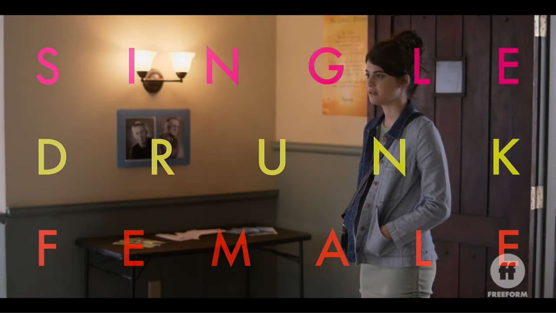Title Card - Single Drunk Female Season 1 Episode 5 “Sober for the D and V”