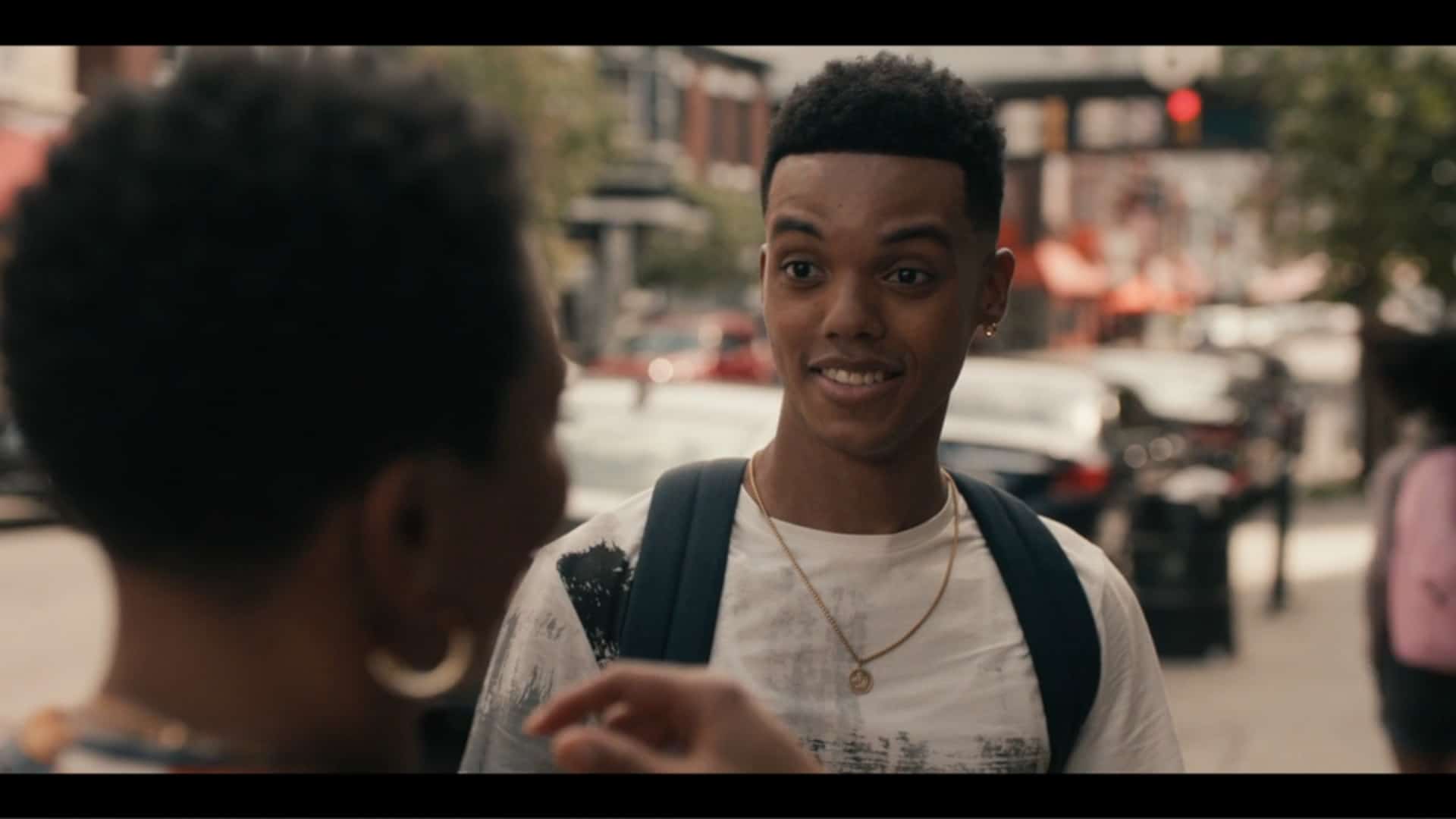 Will (Jabari Banks) smiling towards his momma