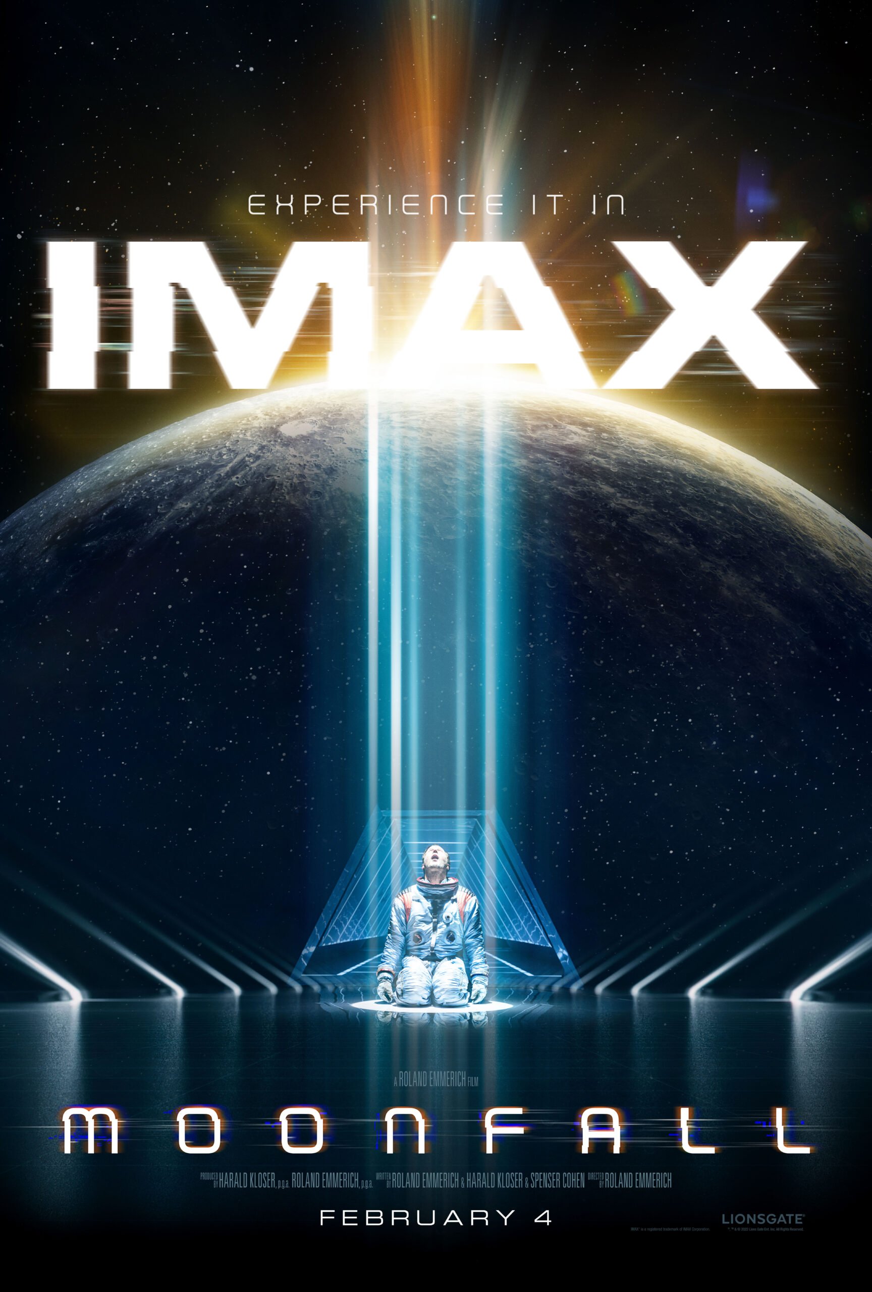 The IMAX poster for the movie Moonfall