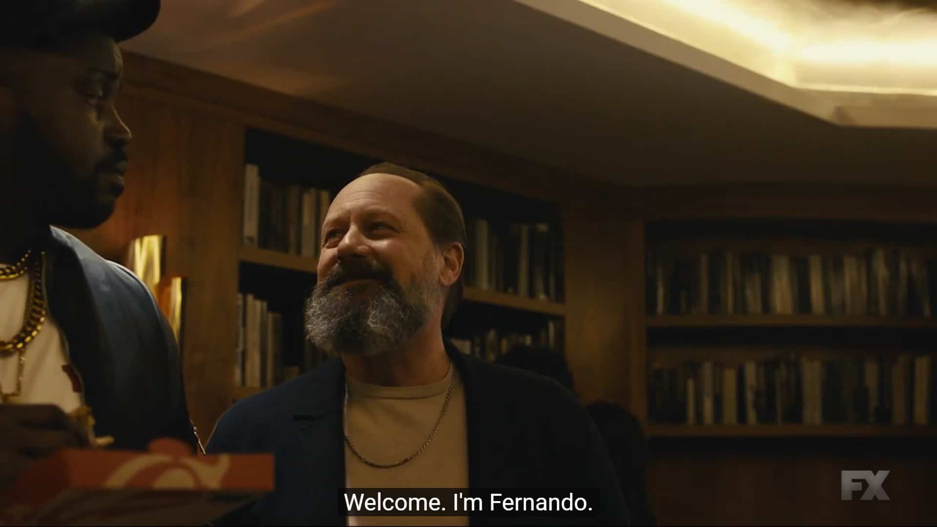 Fernando (Daniel Fathers) introducing himself