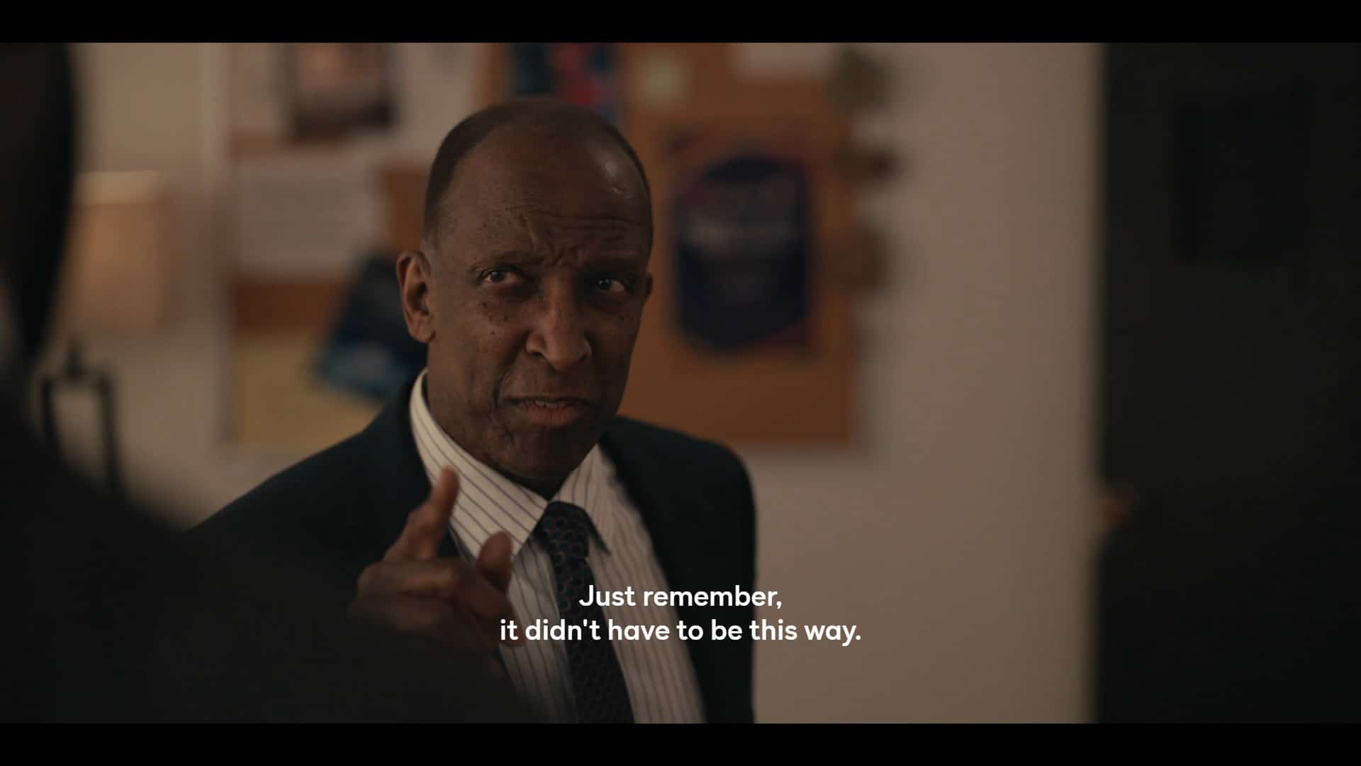 Judge Robertson (Dorian Harewood) noting things didn't have to be this way
