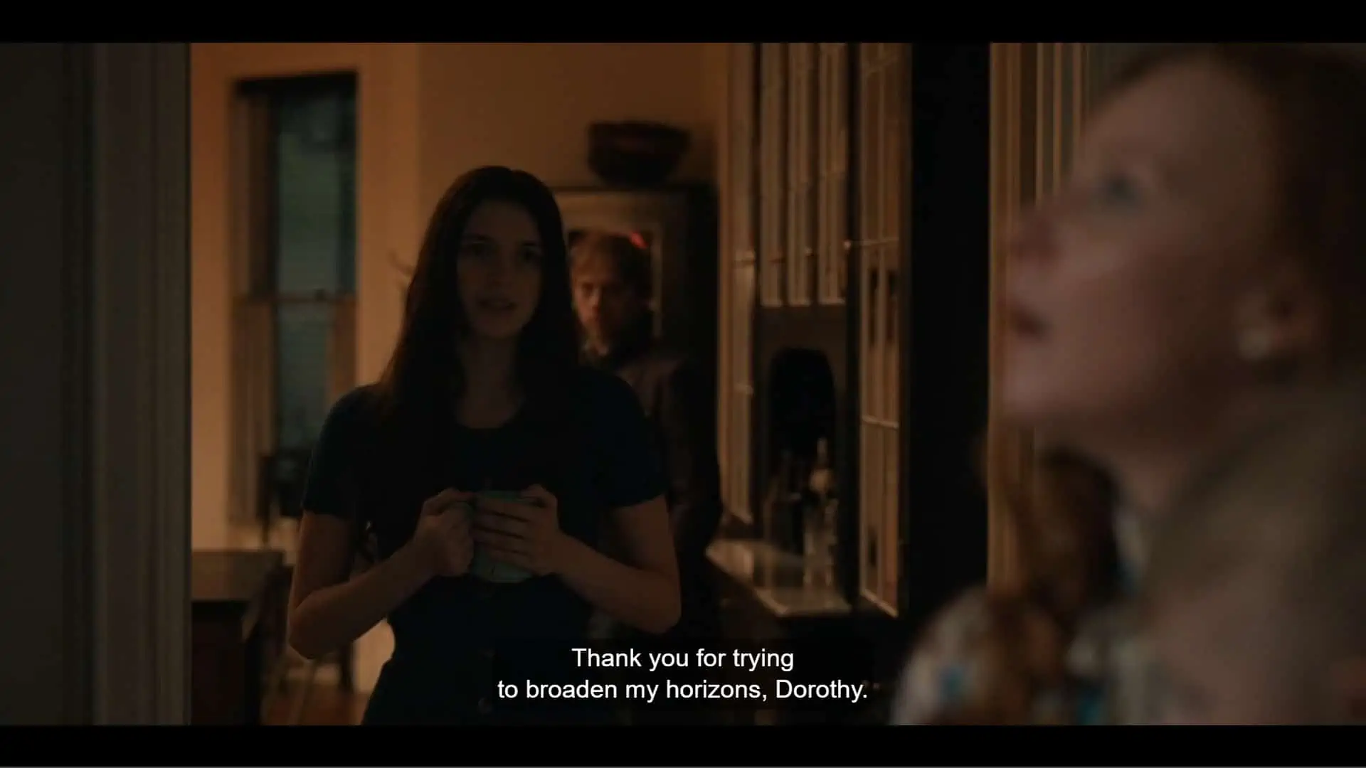 Leanne thanking Dorothy for her offering to get her into a dance program