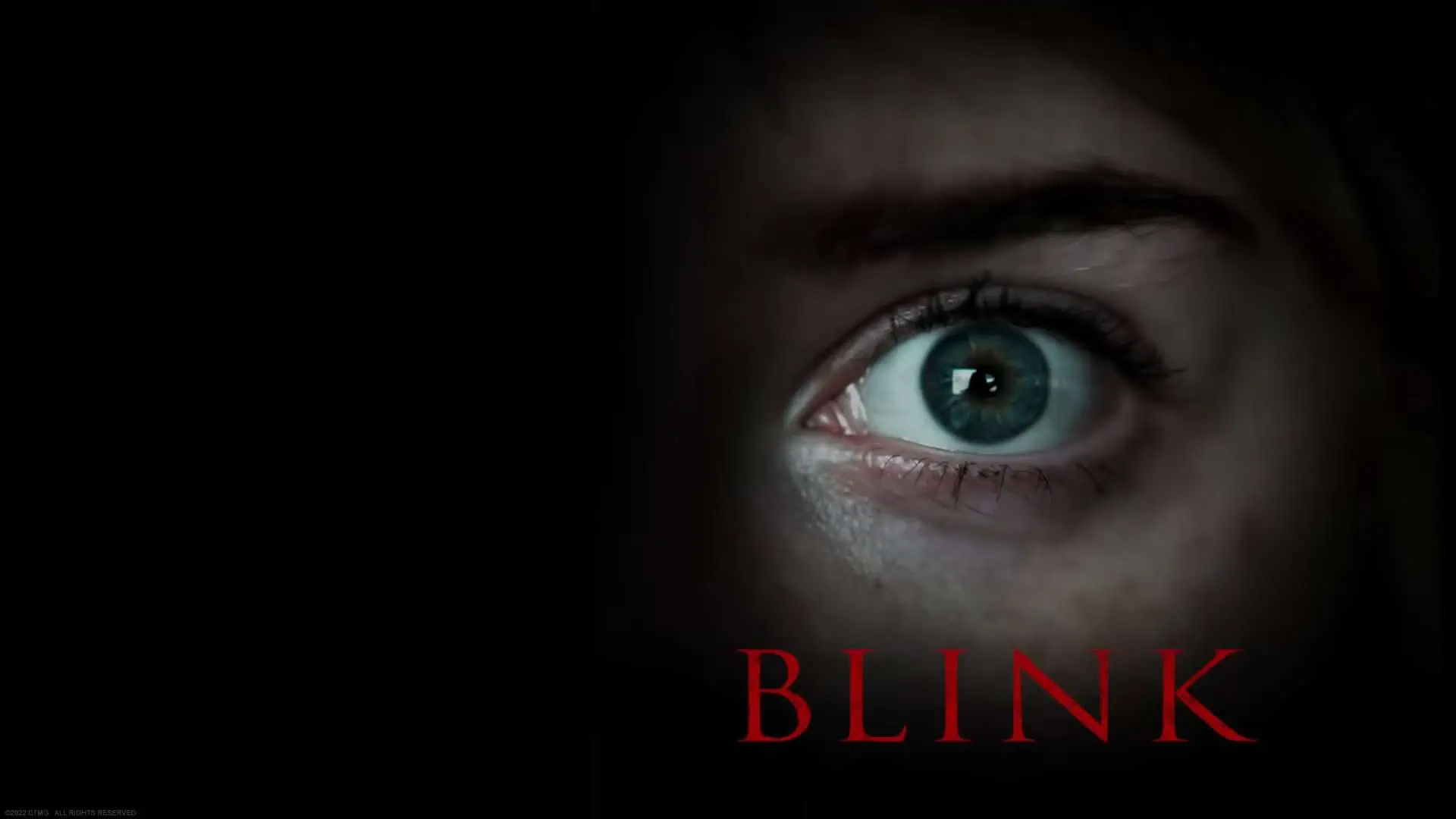 Blink's title card featuring an eye