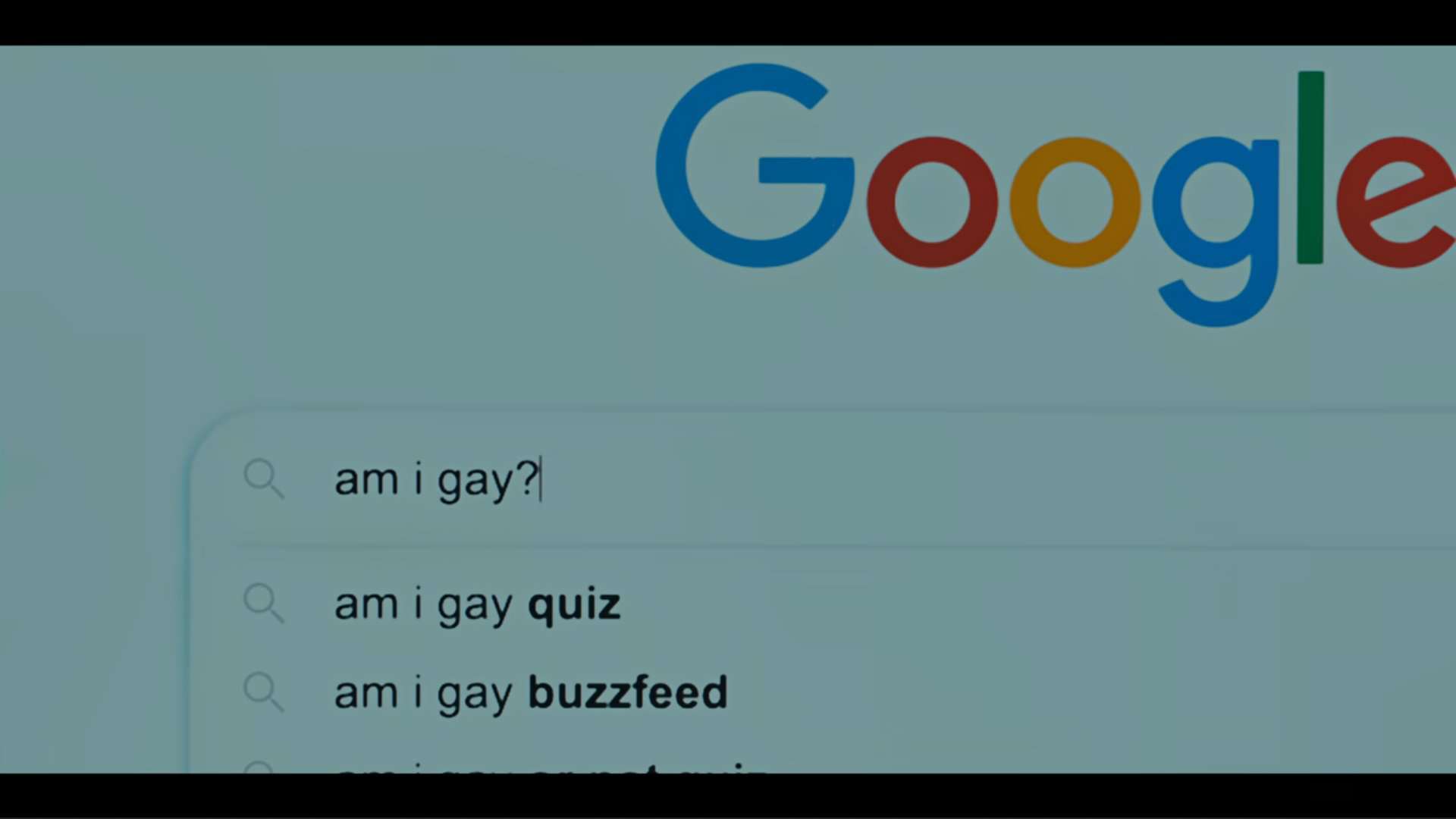 Nick's Google search asking if he is gay?