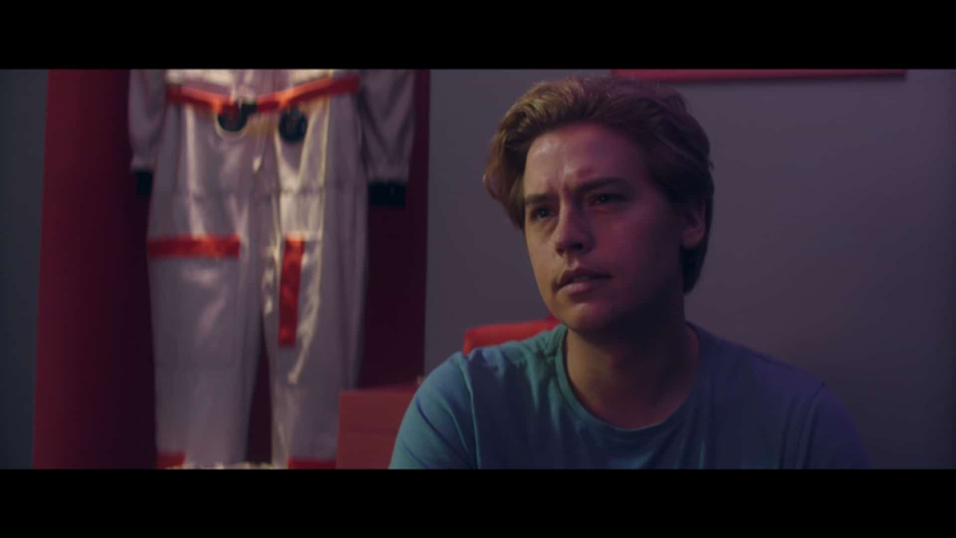 Walt (Cole Sprouse) looking confused