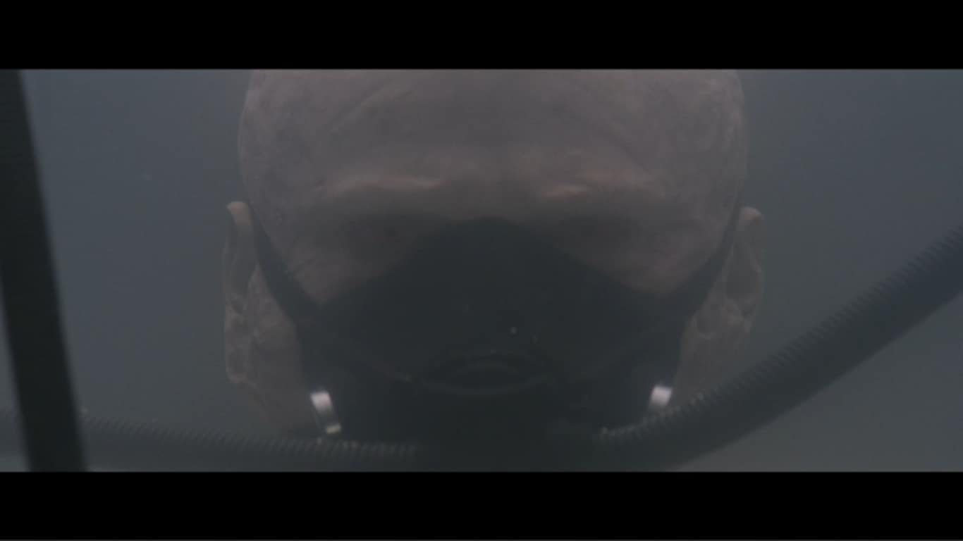 Darth Vader in some kind of liquod