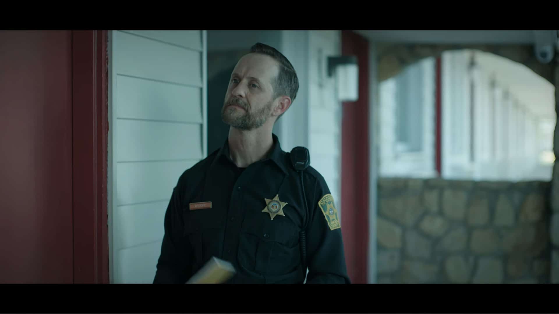 Deputy Wycoff (Brad Carter) upset his interrogation got stopped
