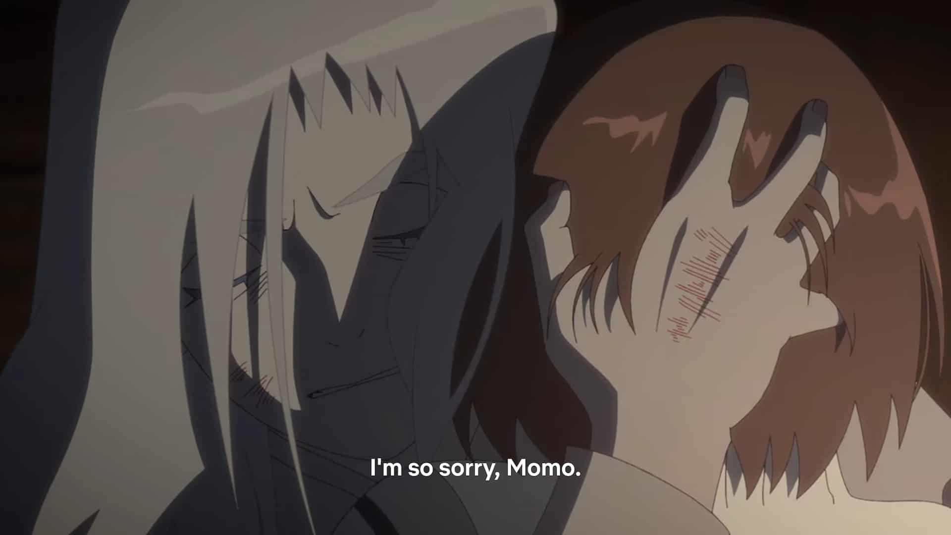 Fine apologizing to Momo