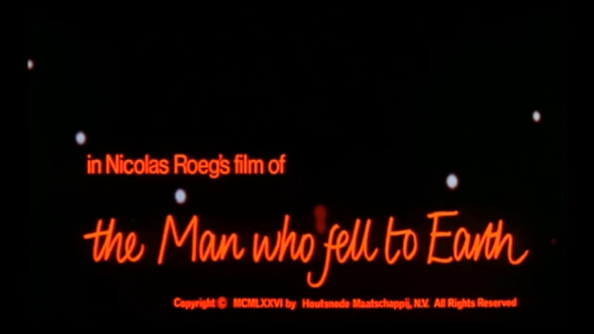 Title Card - The Man Who Fell to Earth (1976)