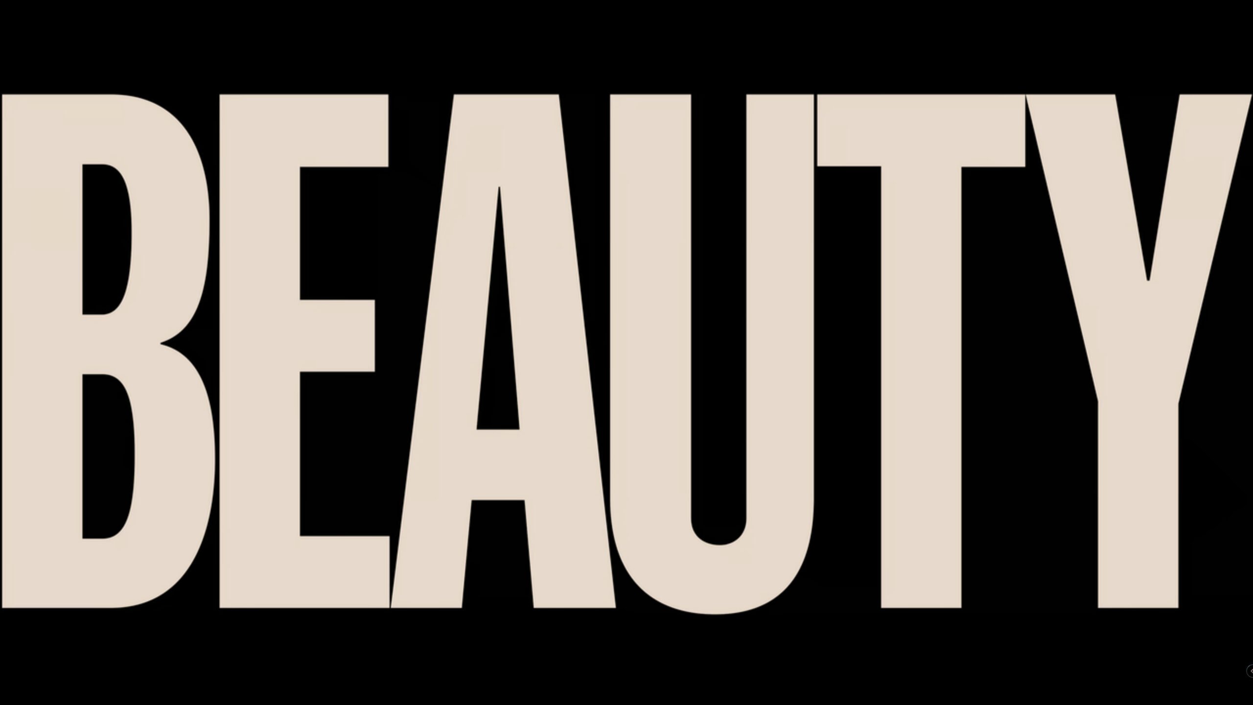 Title Card for the movie Beauty