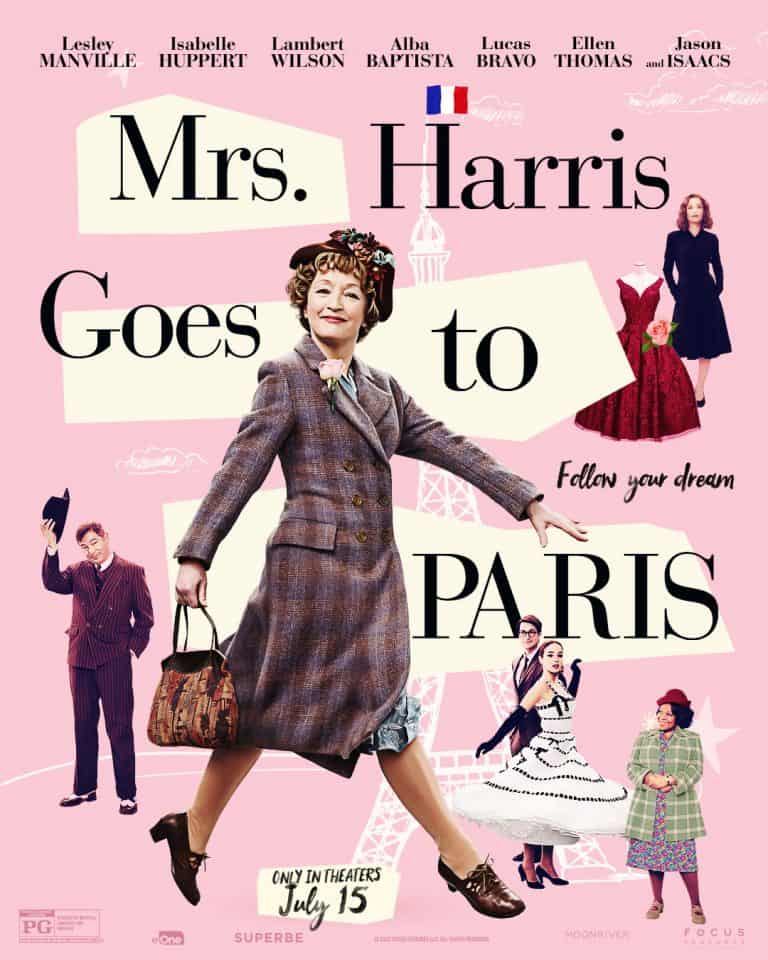 Movie poster for Mrs. Harris Goes to Paris