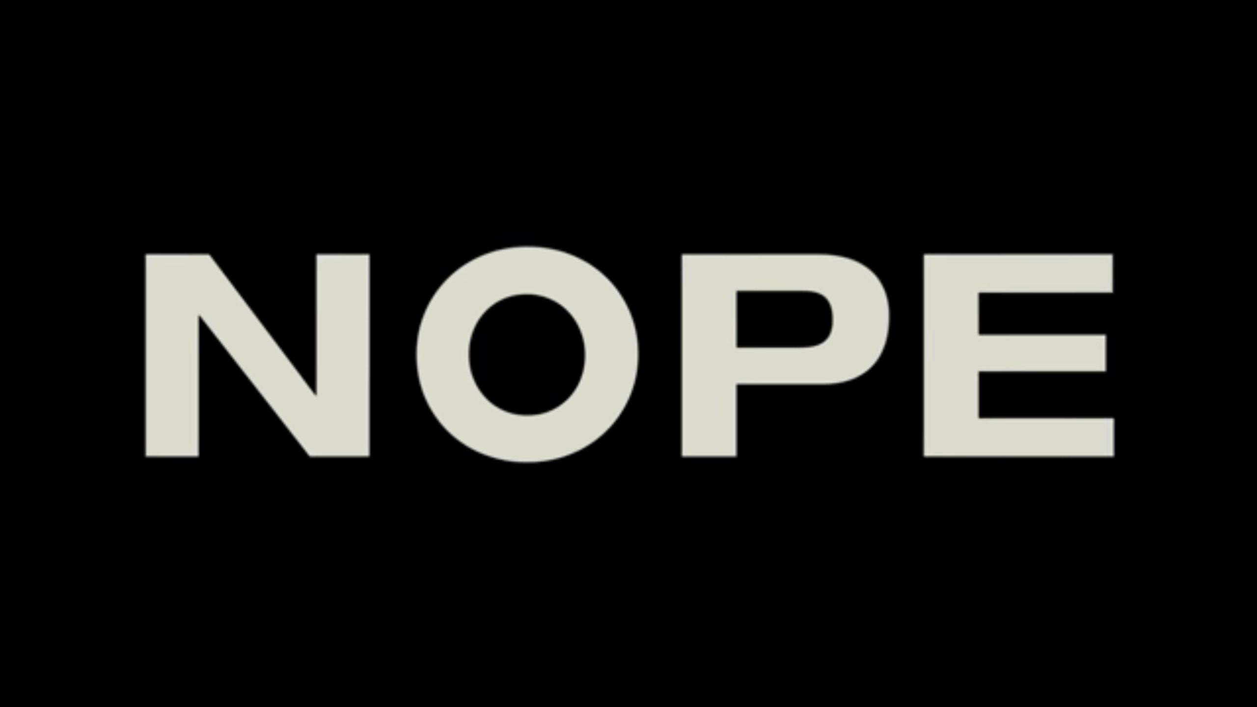 Title Card for Nope