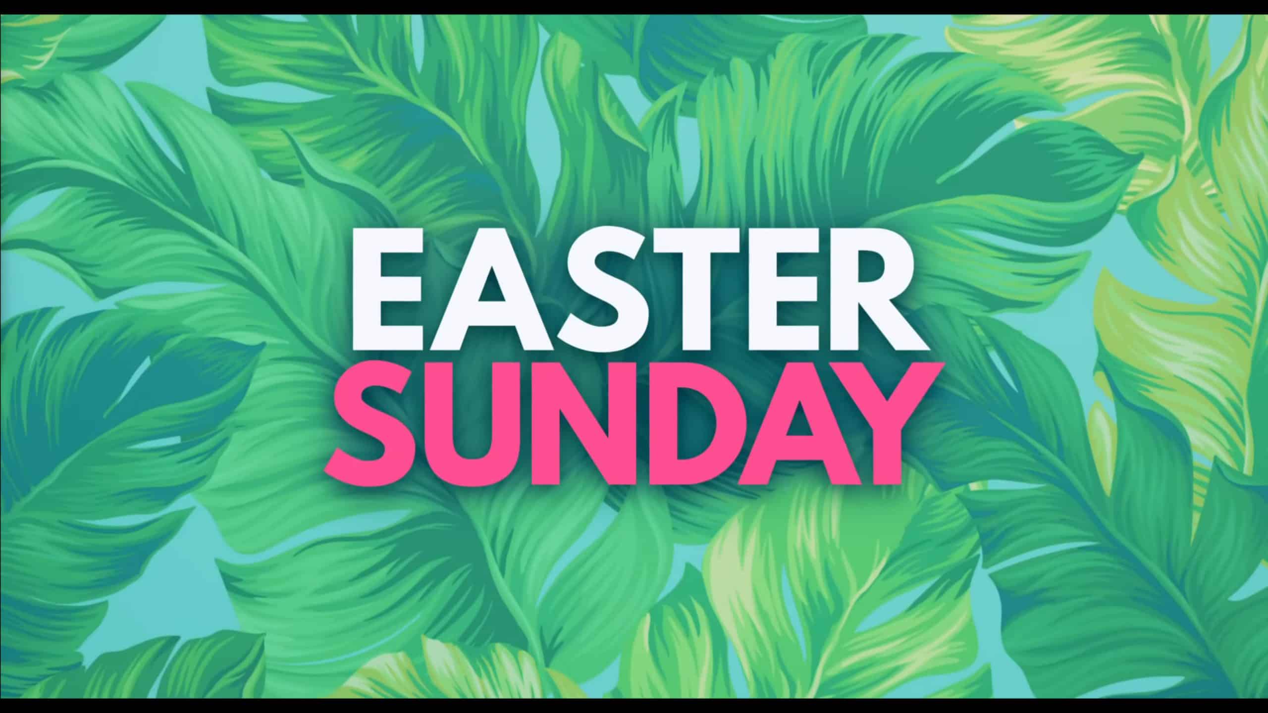Title Card for the movie Easter Sunday