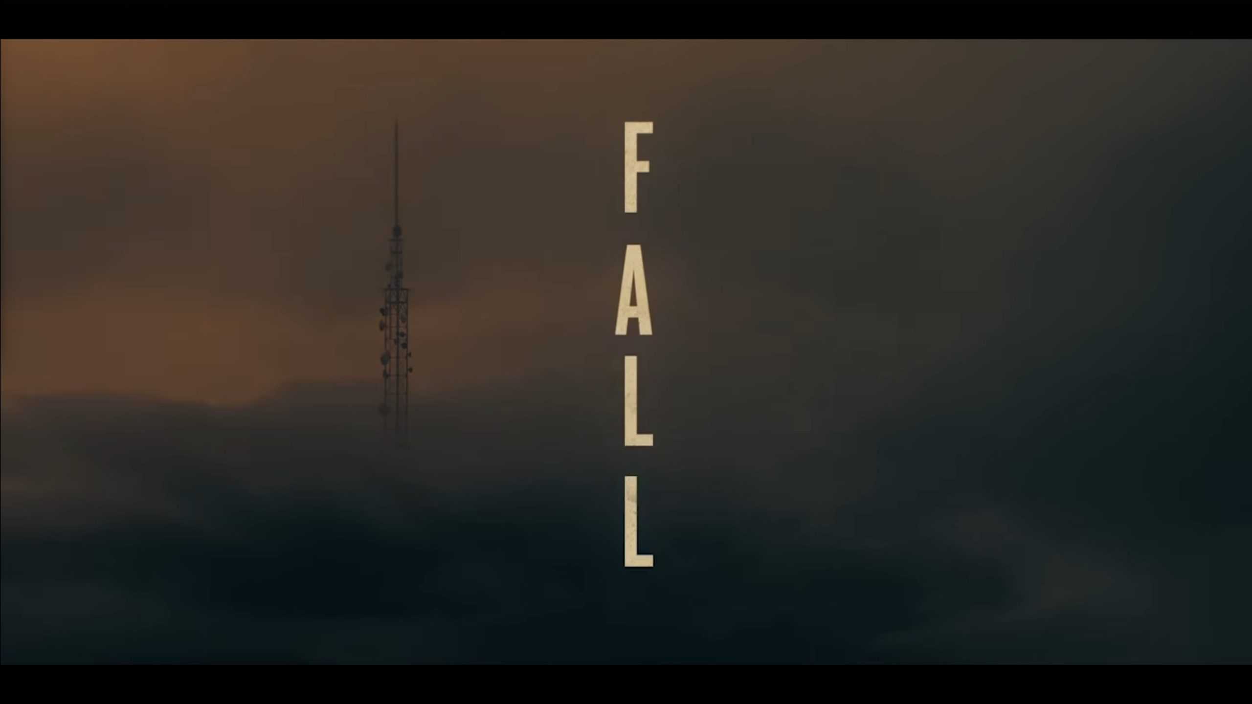 Title Card for Fall, featuring the B67 Tower