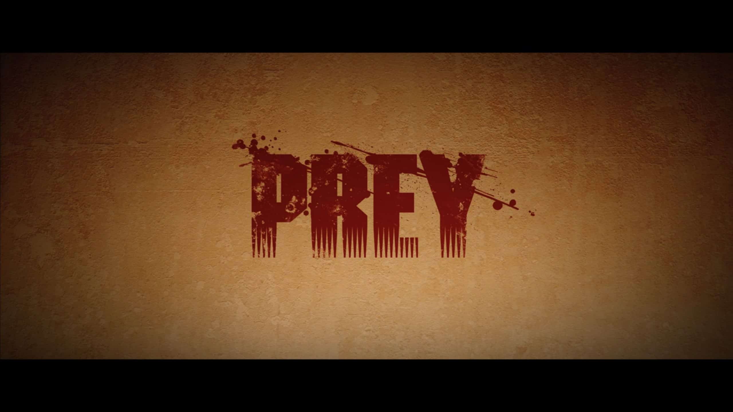 The end movie title card for 'Prey'