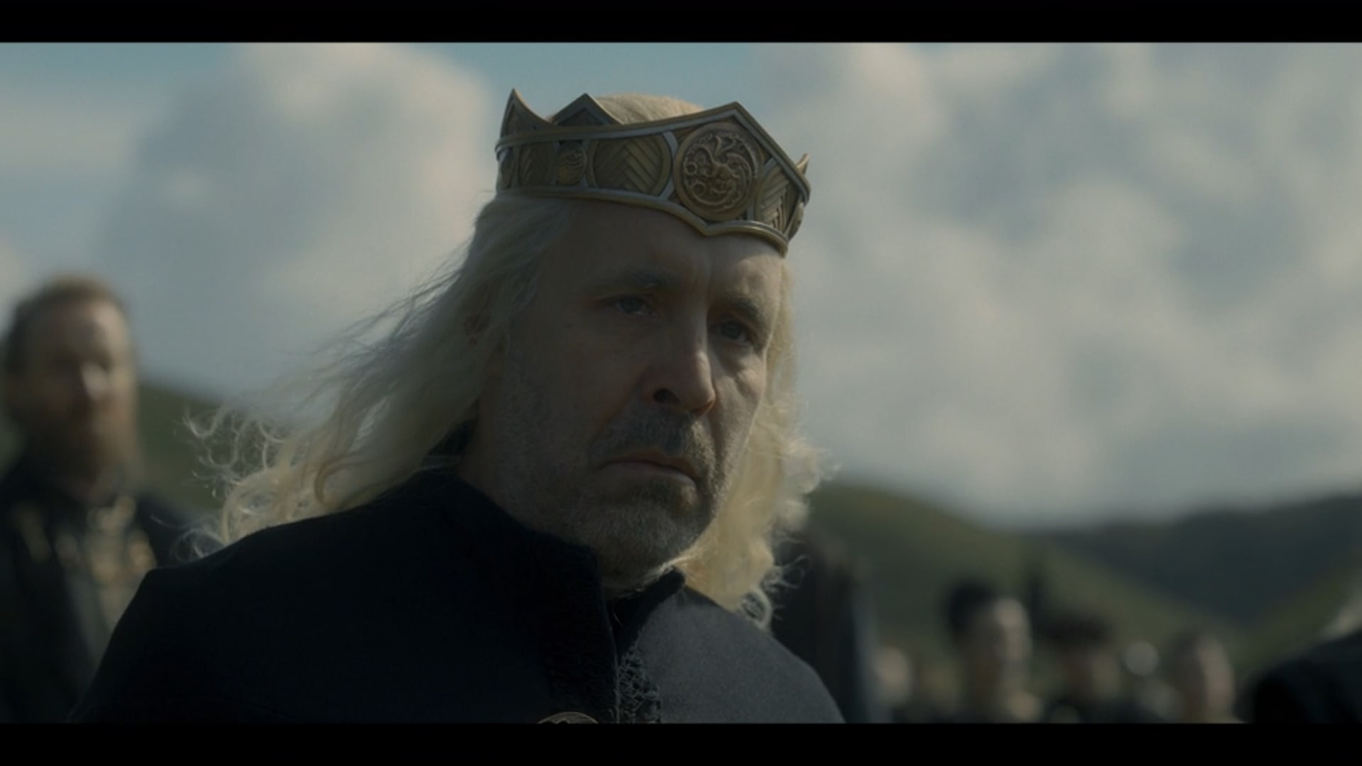 Viserys (Paddy Considine) in mourning