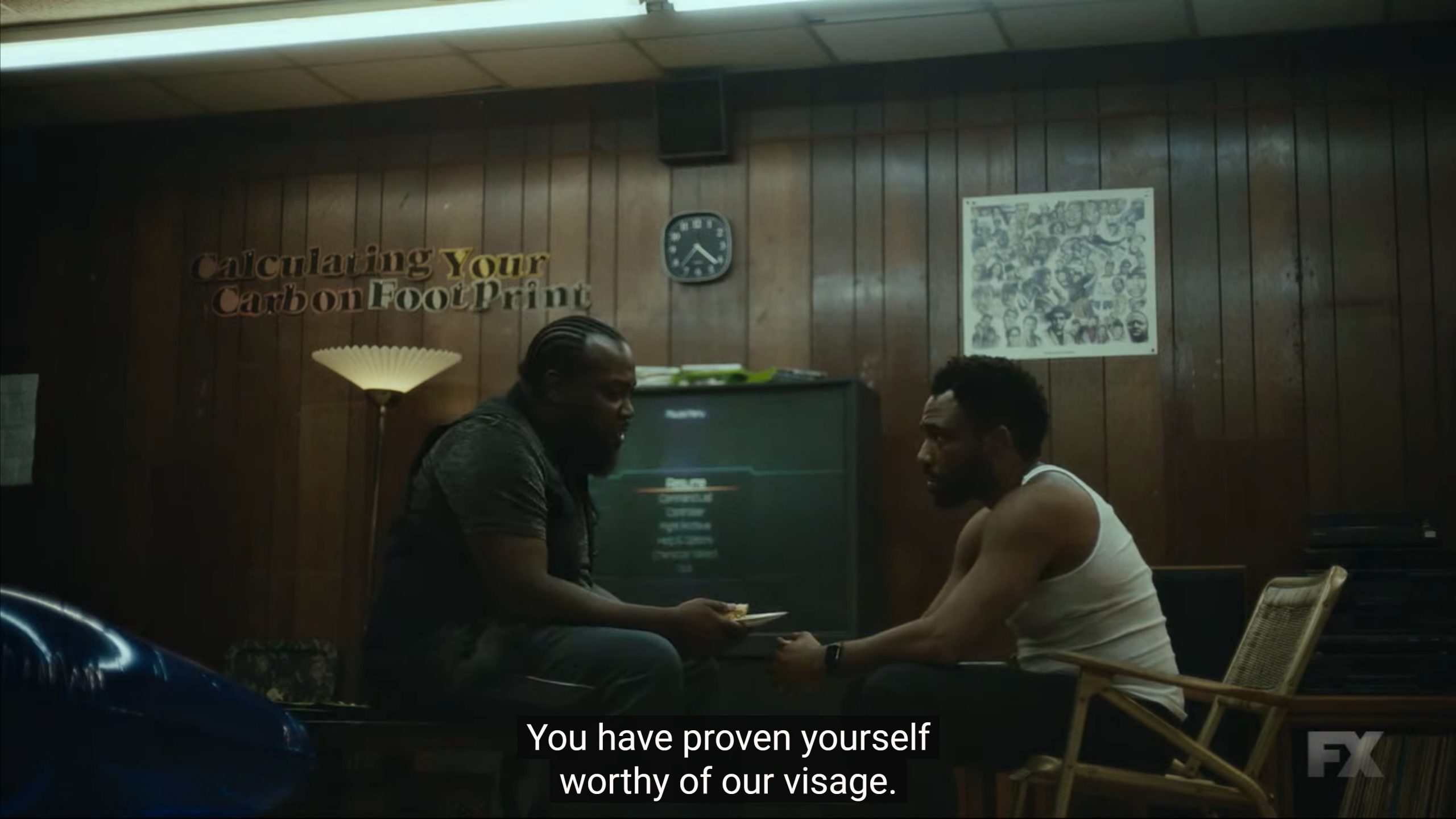 D'Angelo (Enoch King) and Earn talking about what it means to be D'Angelo