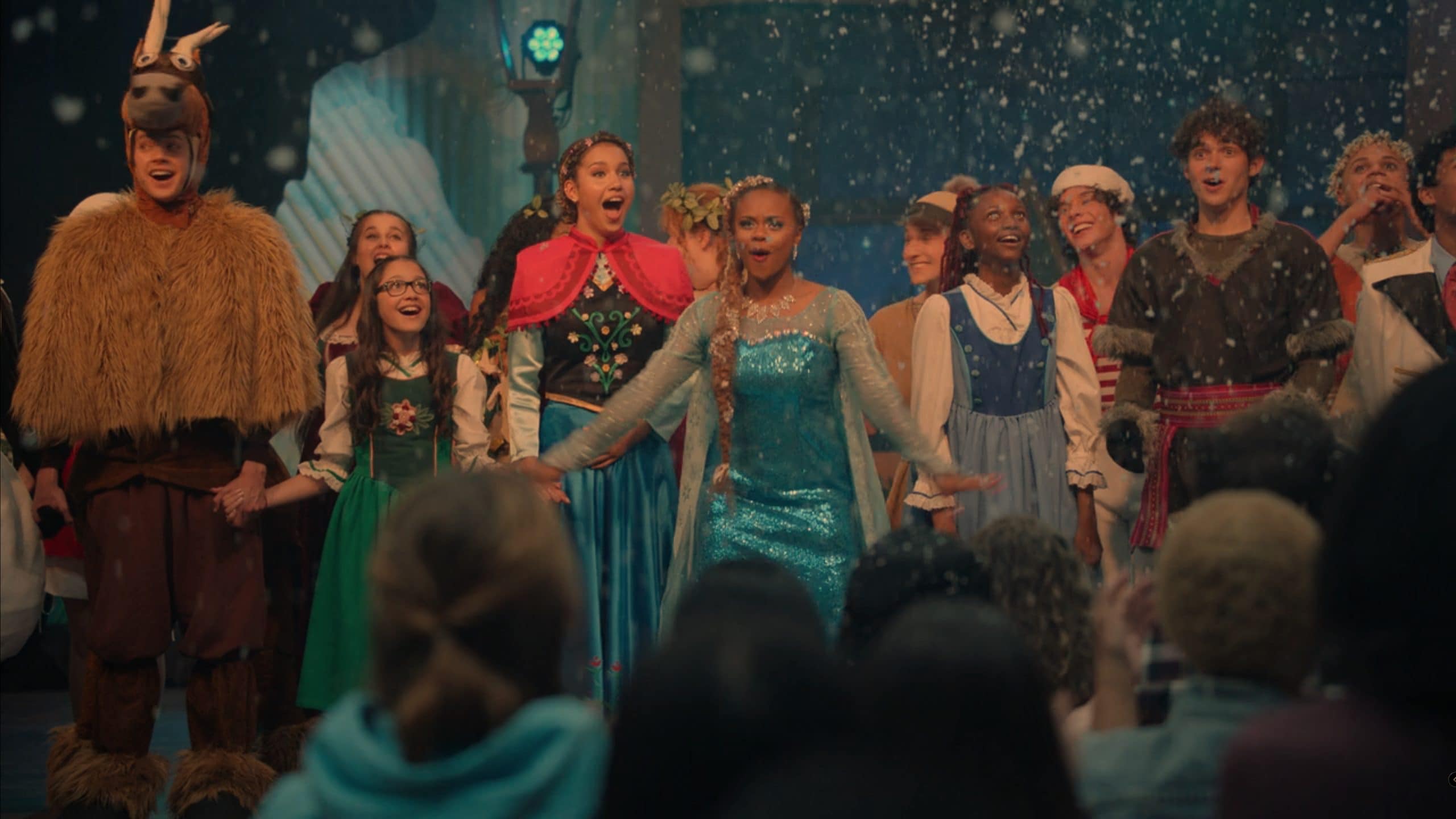 The Cast of Frozen taking their bow