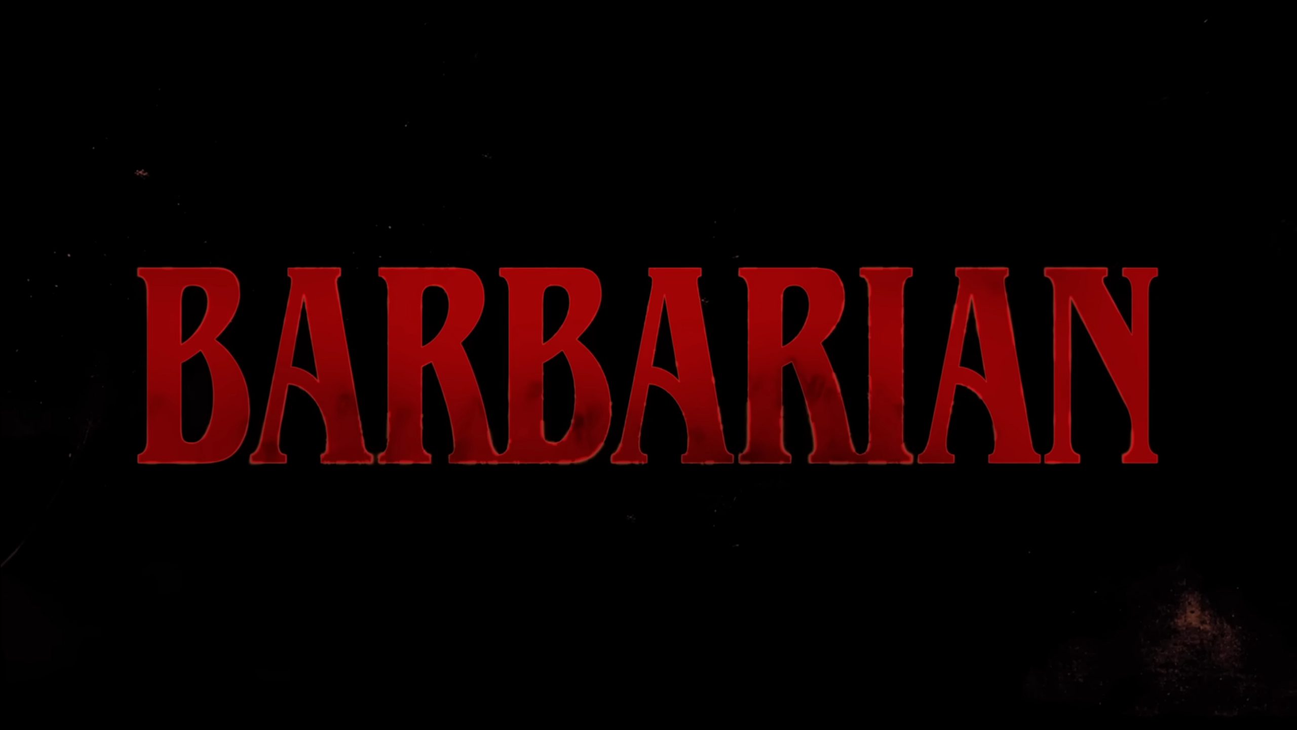 Title Card - Barbarian (2022)