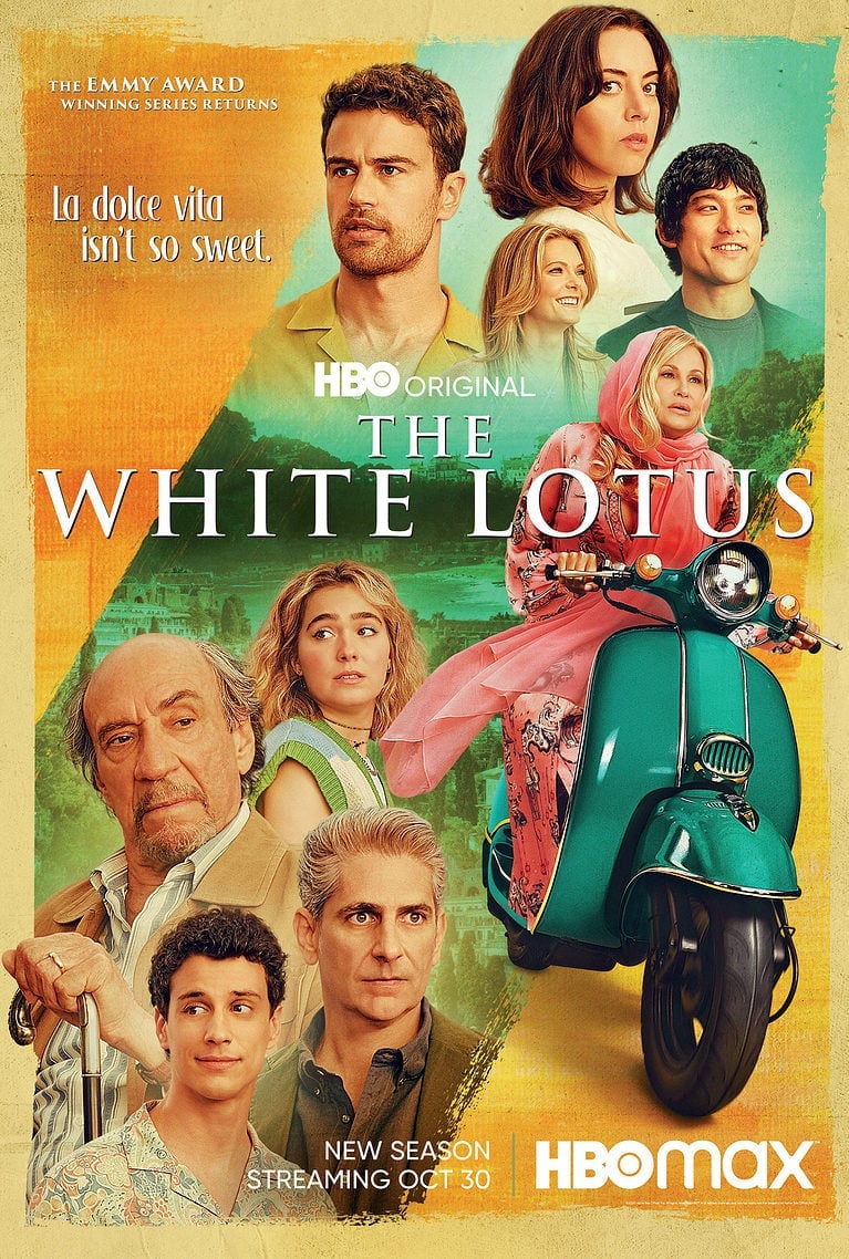 Poster for season 2 of 'The White Lotus' solely featuring the guests