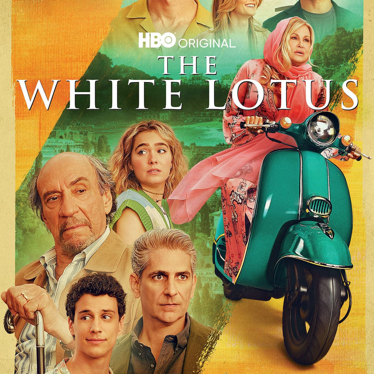 Poster for season 2 of 'The White Lotus' solely featuring the guests