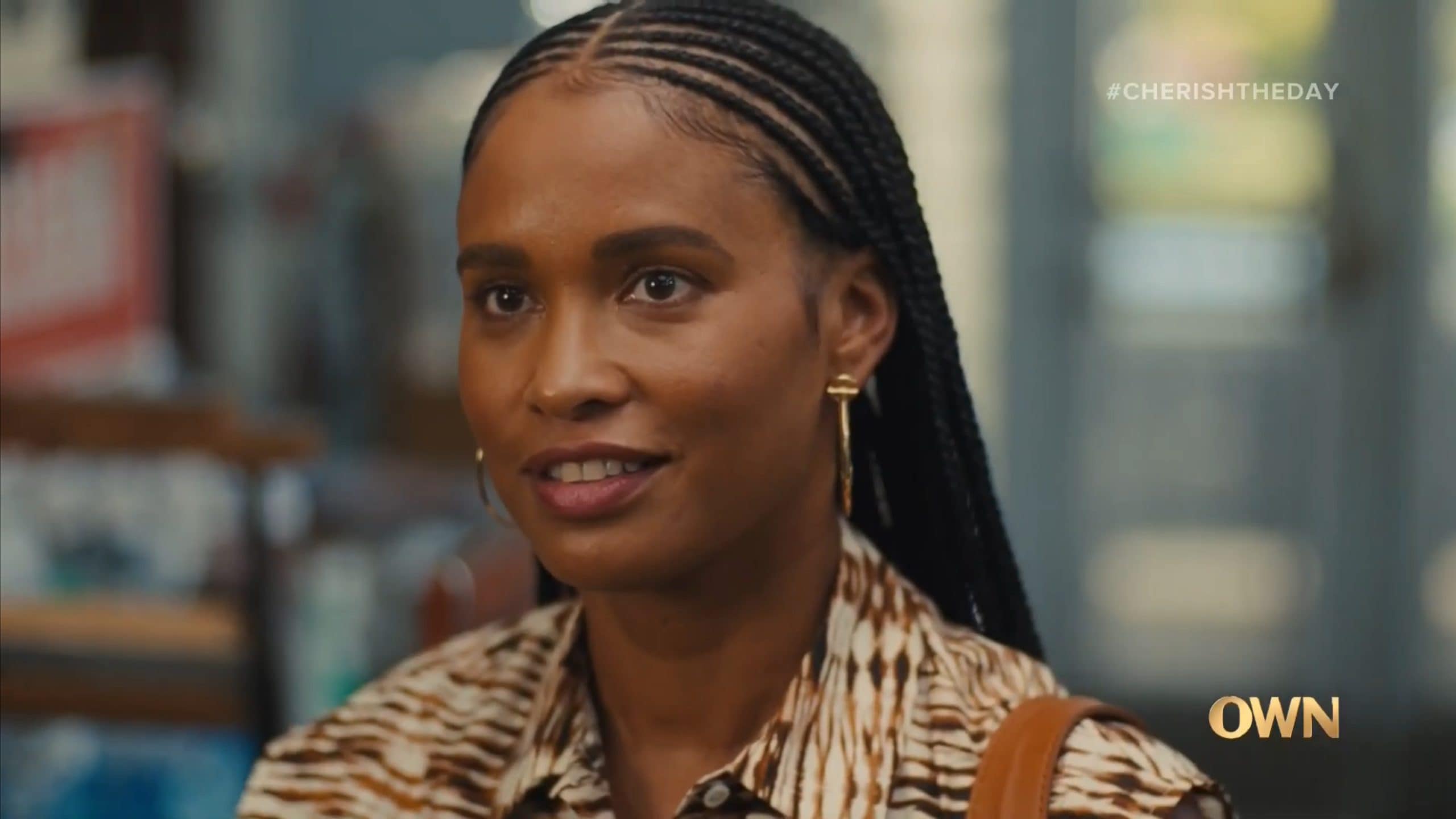 Sunday (Joy Bryant) seeing Ellis for the first time in 25 years