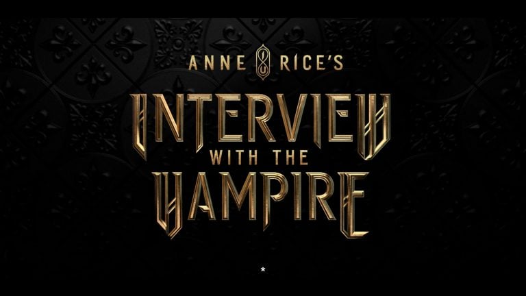 Title Card 2 for Interview With The Vampire with dramatic lettering