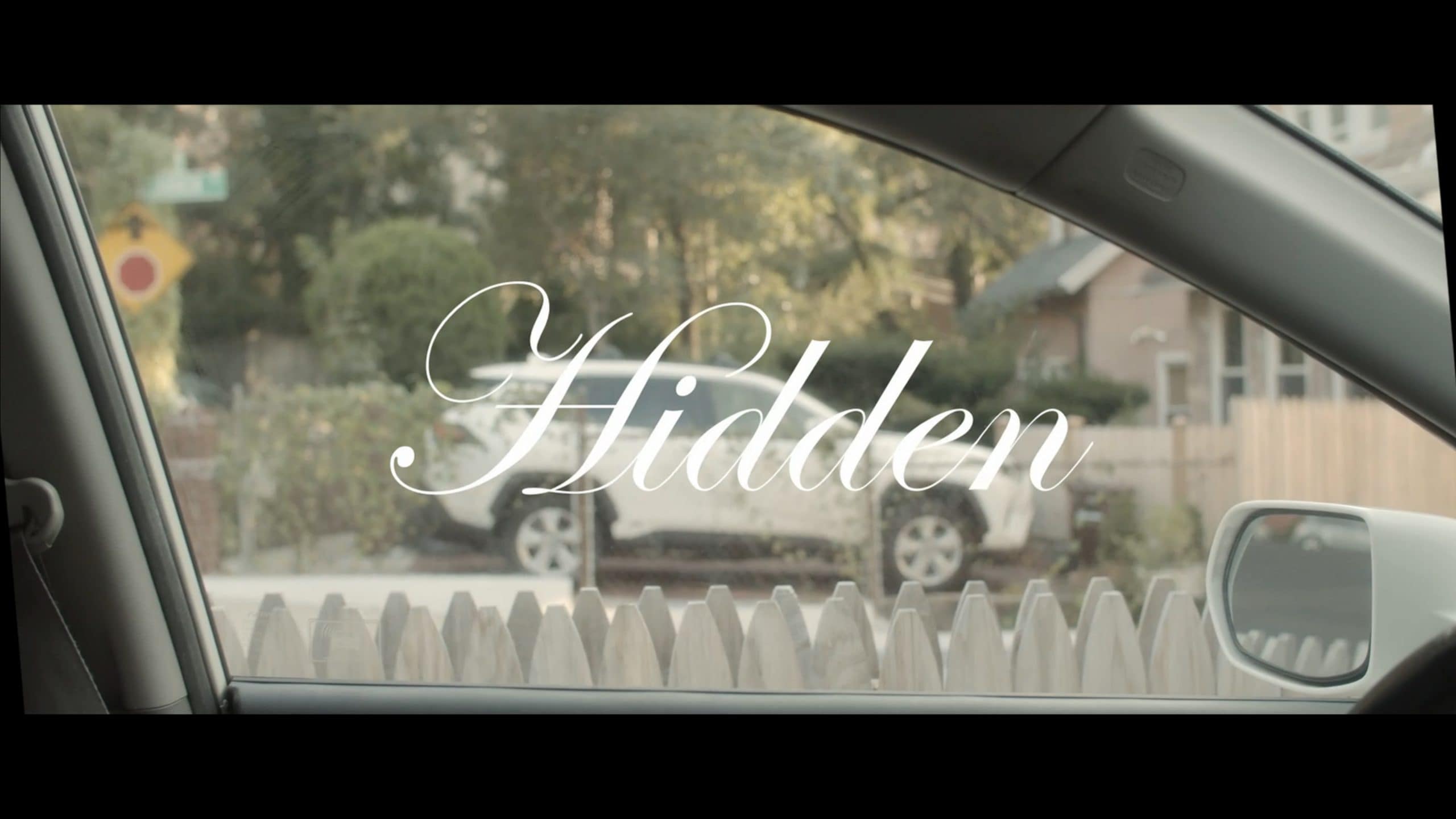 Title card for the short Hidden