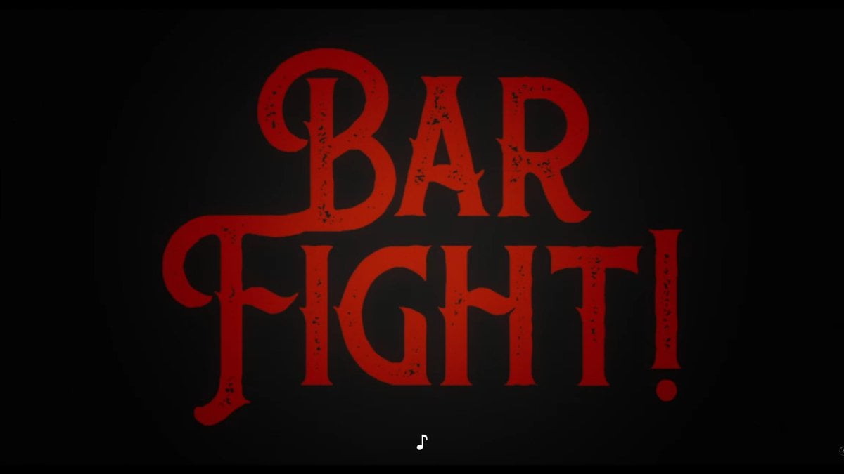 Title card for the movie Bar Fight