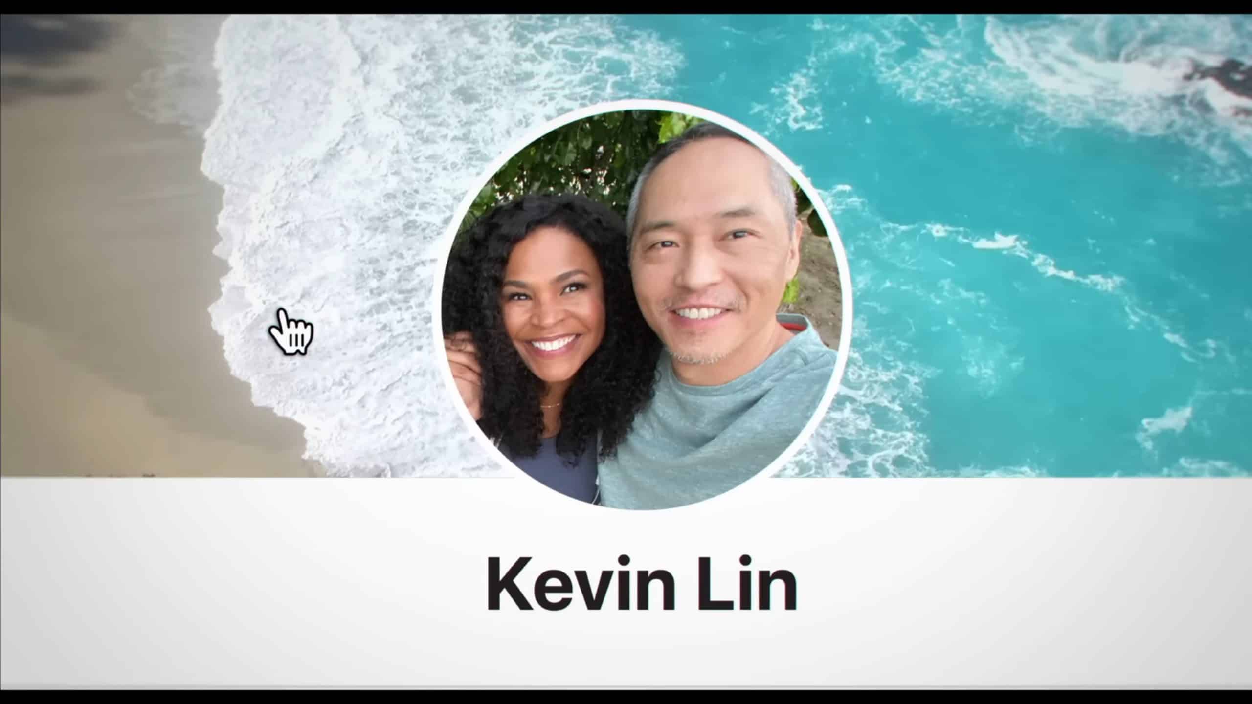 June Allen (Nia Long) and Kevin Lin (Ken Leung) on Kevin's social media page