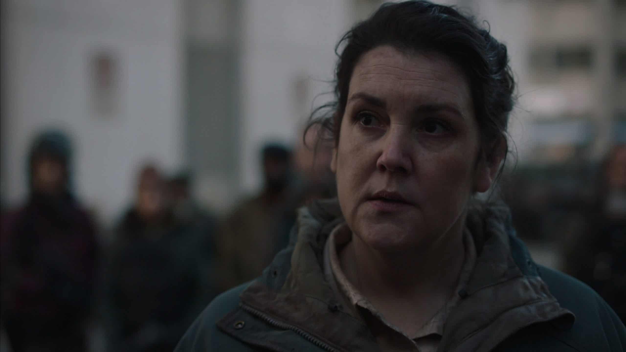 Melanie Lynskey as Kathleen giving directions to her rebels about finding Henry