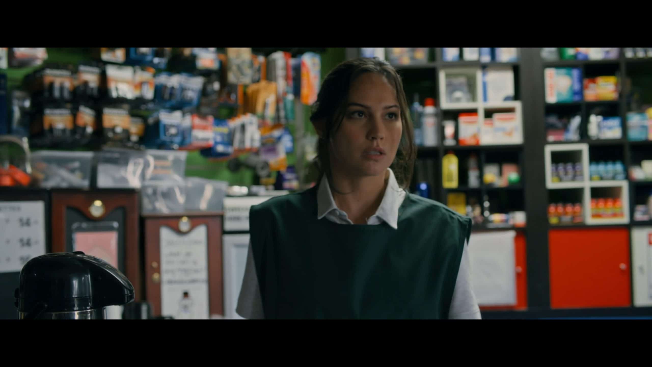 Rachelle Goulding as Lily as a store clerk