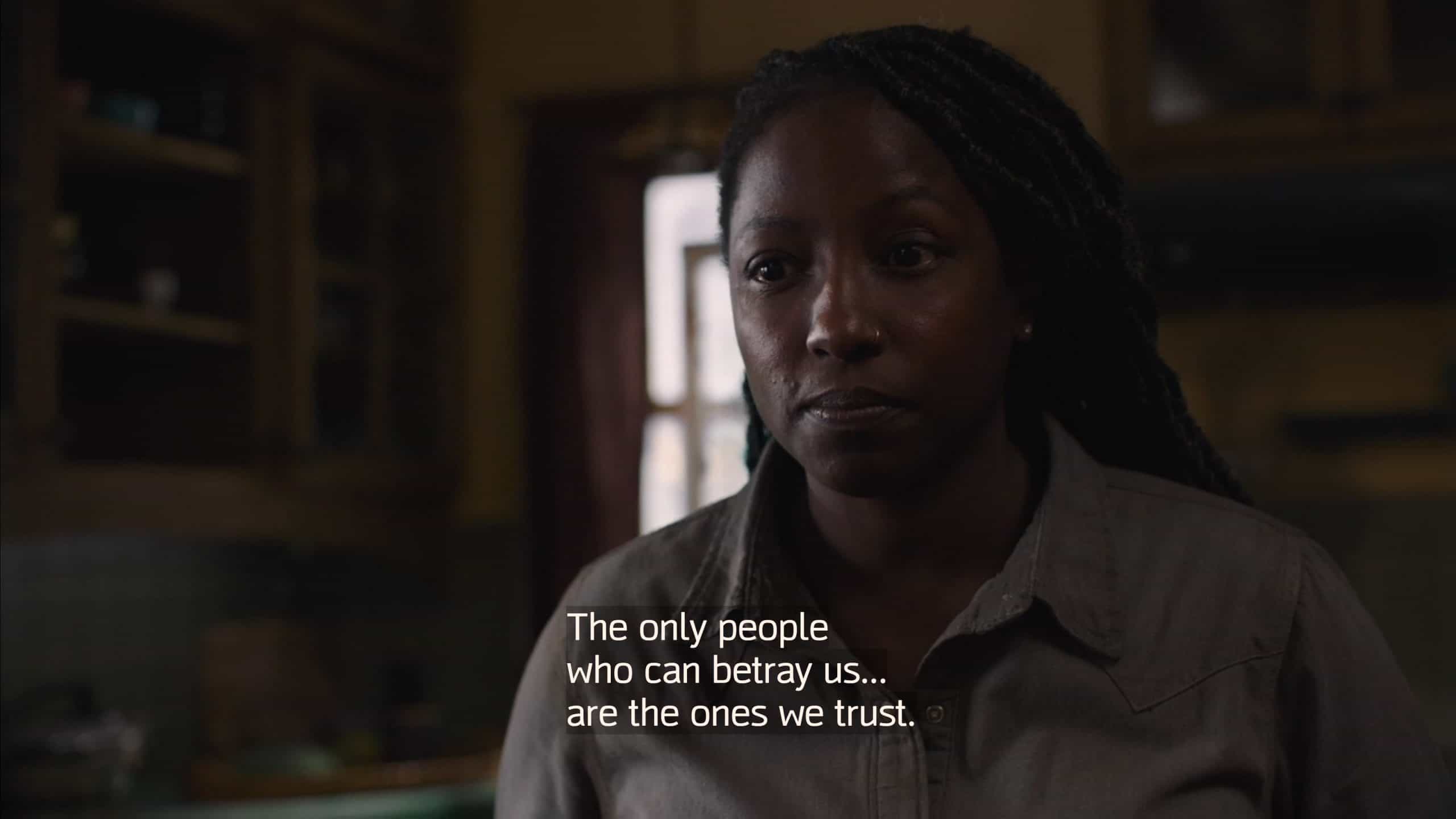 Rutina Wesley as Maria warning Ellie