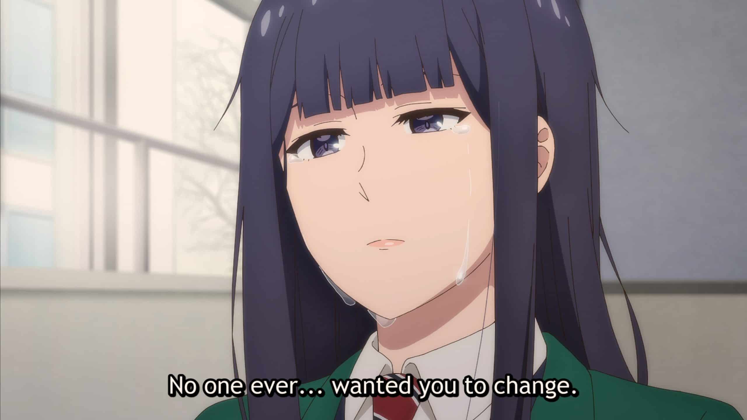 Misuzu (Rina Hidaka) crying