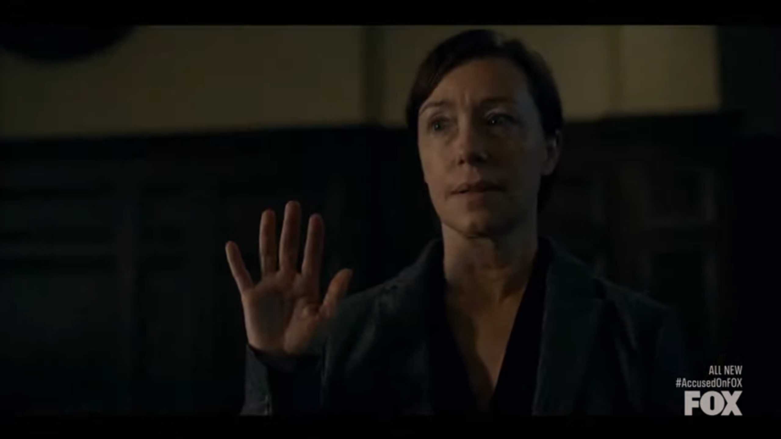 Molly Parker as Laura testifying