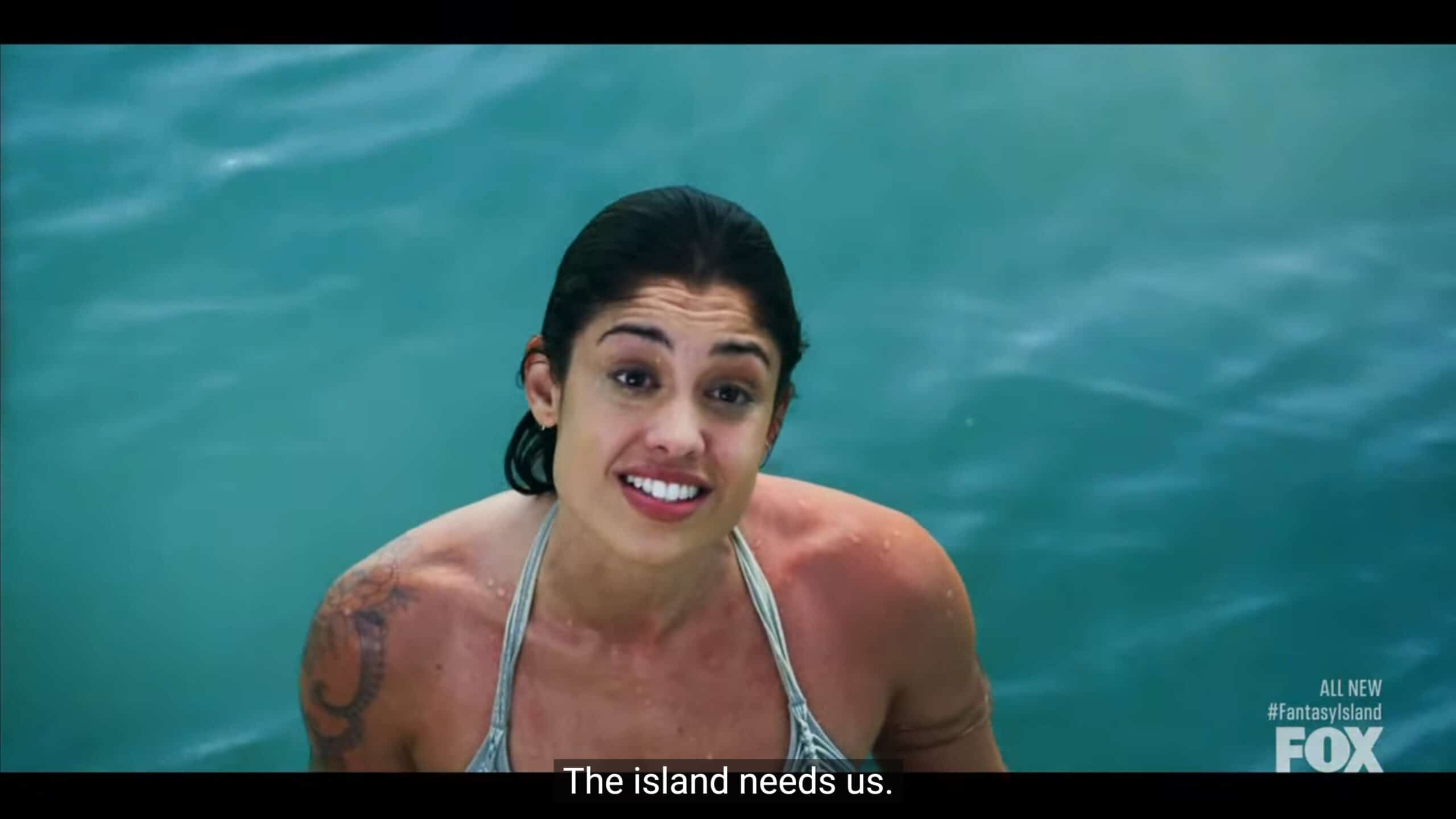 Isla (Maria Gabriela Gonzalez) noting the Island needs her kind