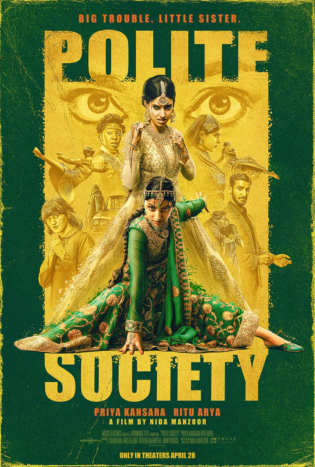 "Movie Poster," Polite Society, directed by Nida Manzoor