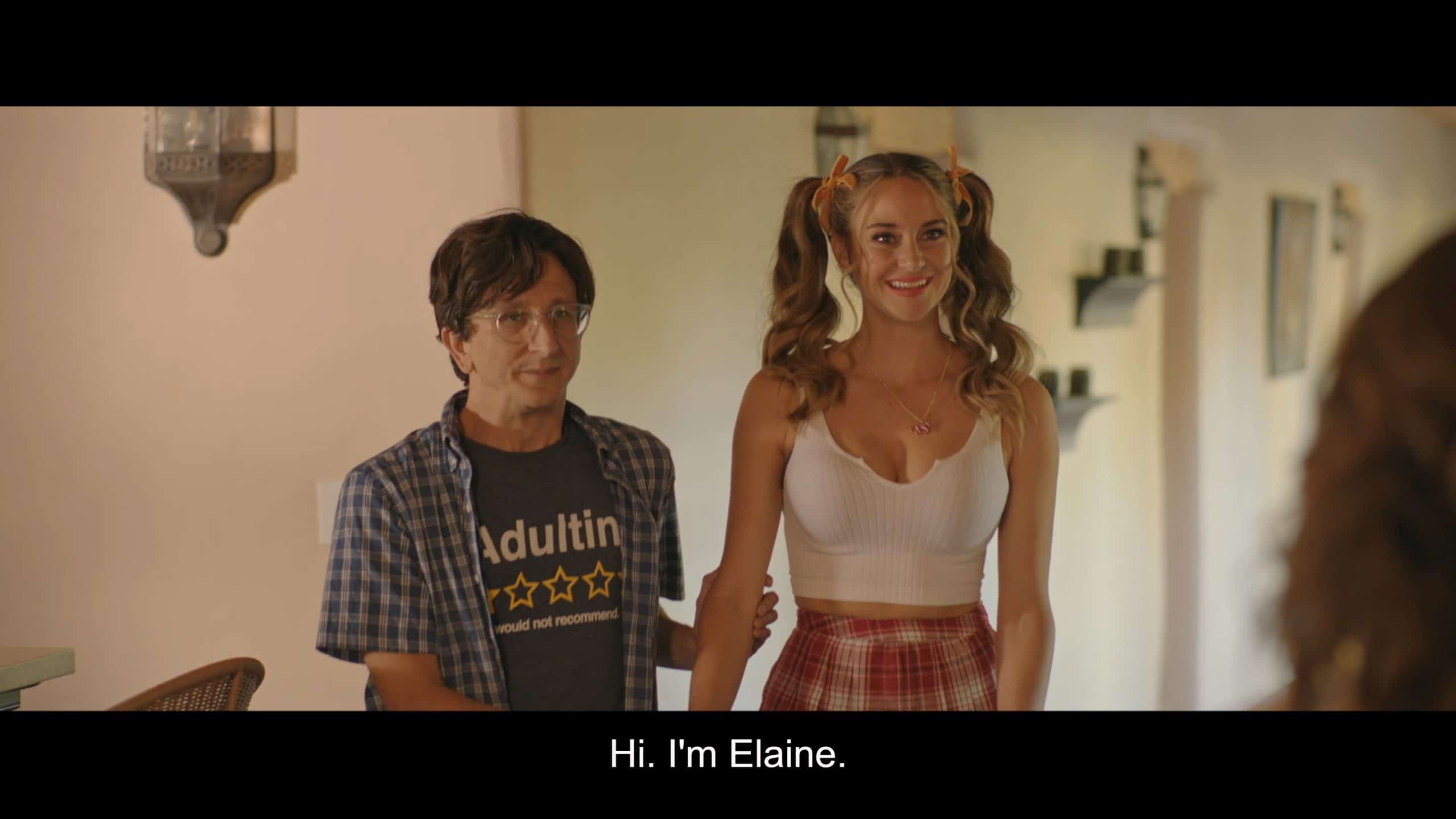 Zach (Paul Rust) and Elaine 3 (Shailene Woodley)