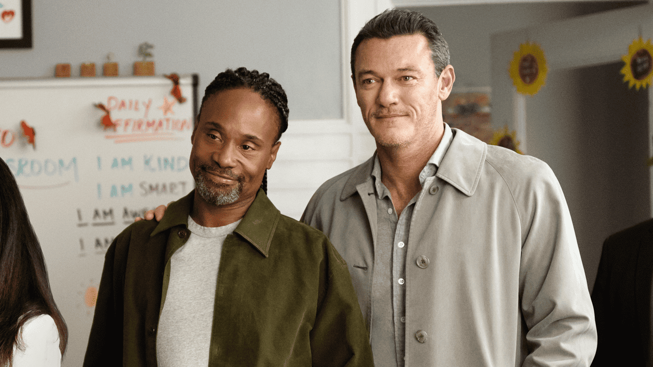 Gabriel (Billy Porter) and Nicky (Luke Evans)