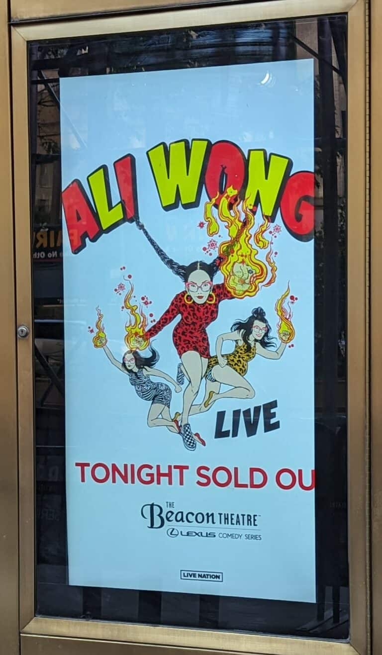 Advertisement for Ali Wong live