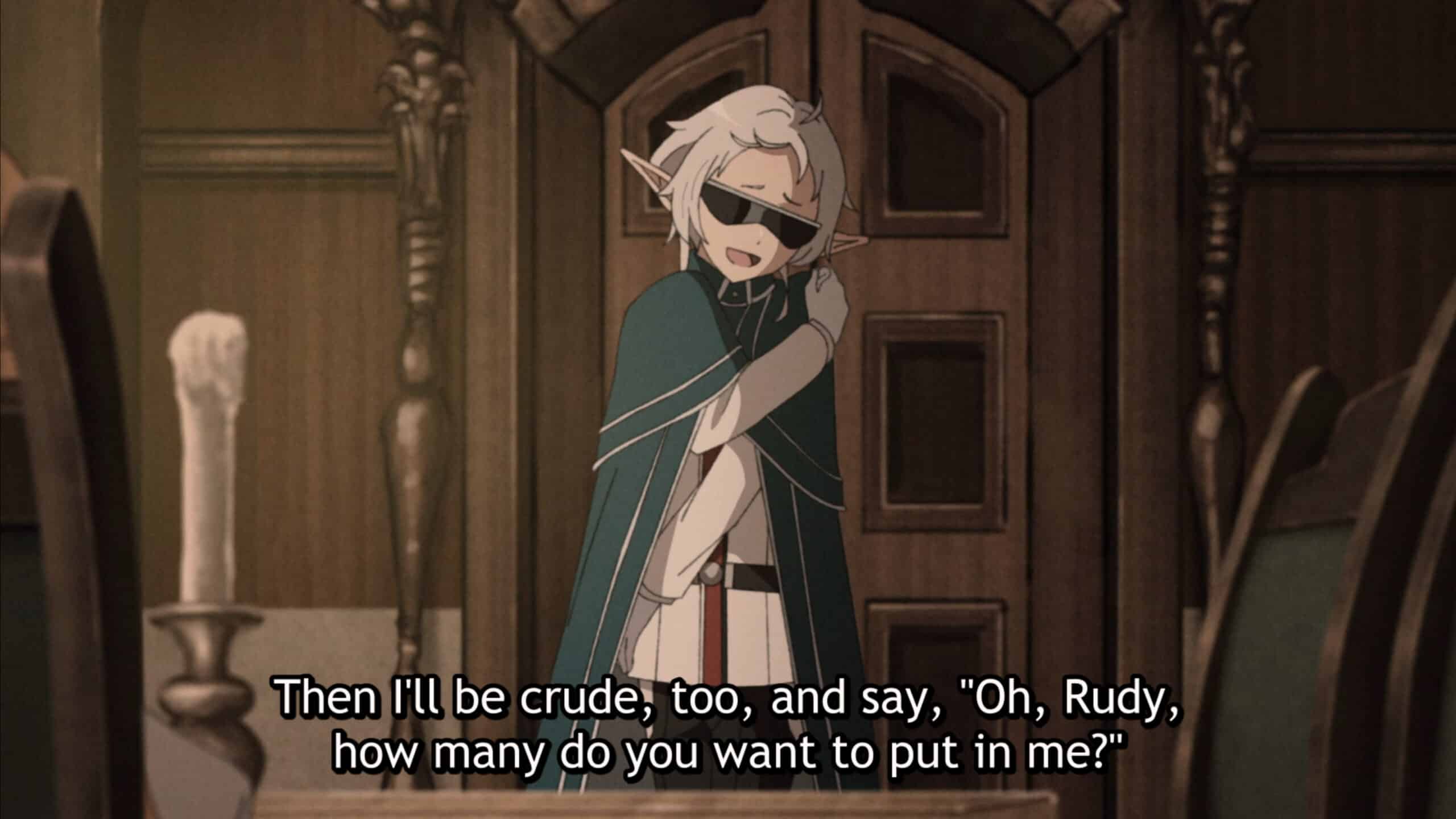 Sylphie (Ai Kayano) talking about what she would want Rudy to do to her