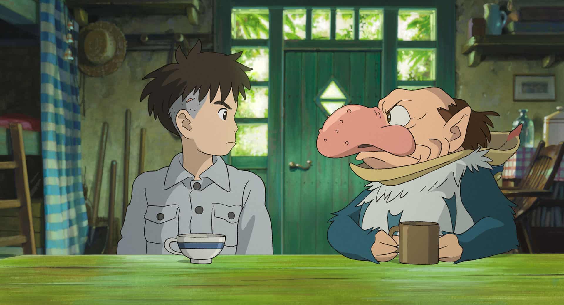 Mahito (Soma Santoki) and The Grey Heron (Masaki Suda)