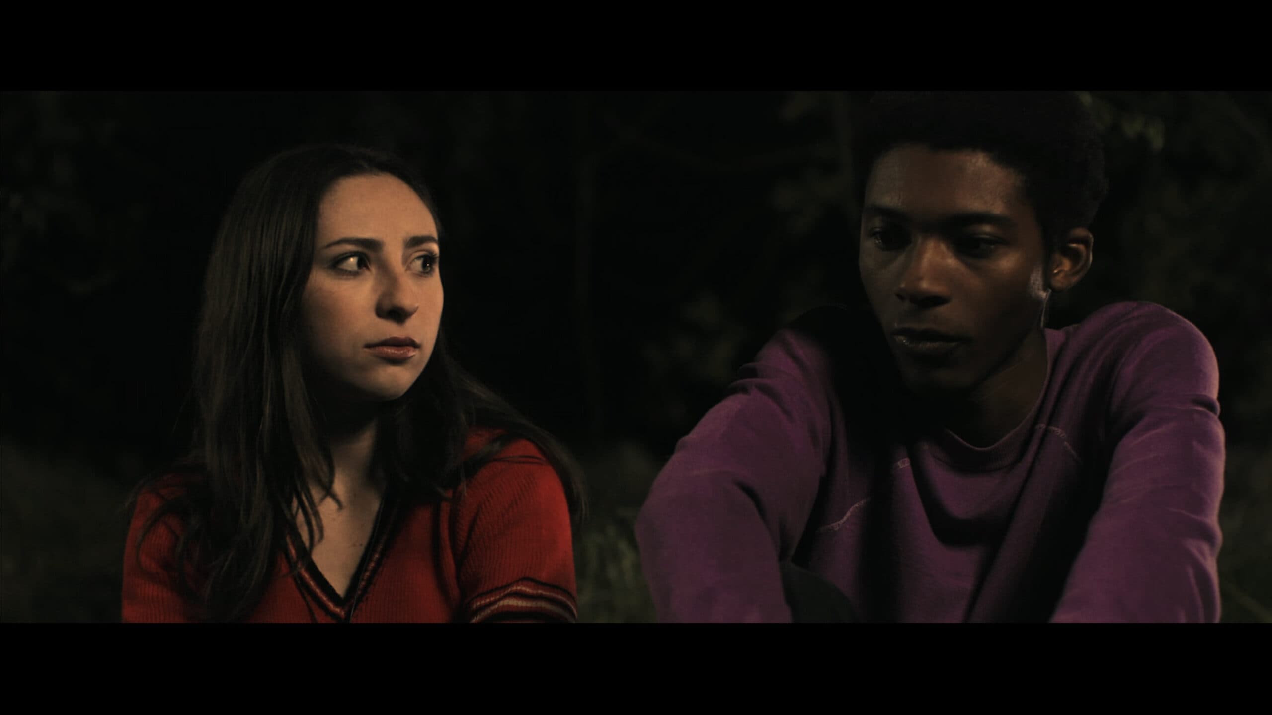 Ava Cantrell as Abigail Cole and Tren Reed-Brown as Lucas Wright