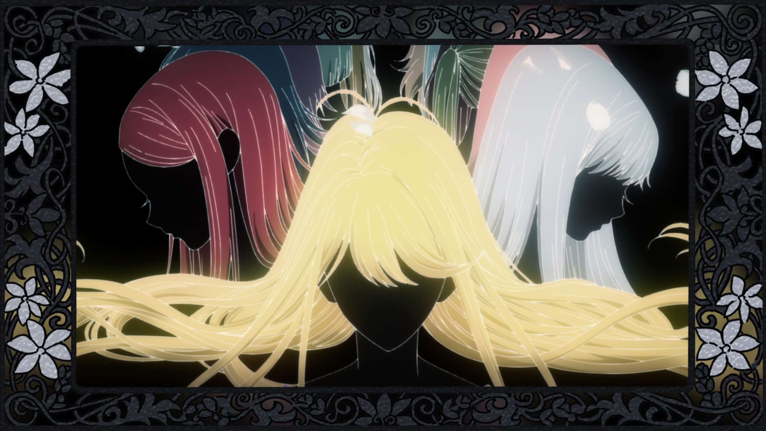 Origin Witches, that are faceless, but have distinctive hair colors