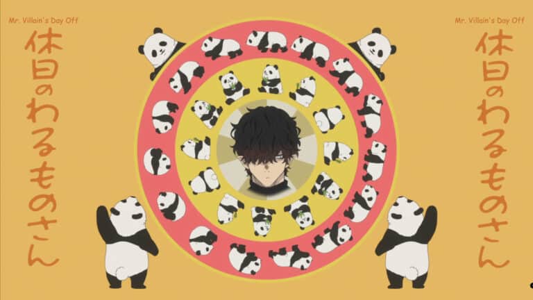 Warumono-san (Shintaro Asanuma surrounded by pandas
